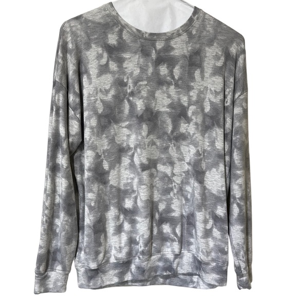 Athleta gray camo long sleeve sweatshirt - Picture 1 of 5